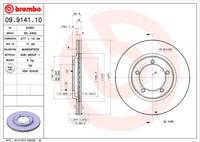 Brembo Remschijven 09.9141.10 - thumbnail