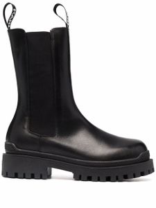 Karl Lagerfeld bottines Chelsea en cuir - Noir