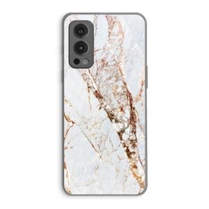 Goud marmer: OnePlus Nord 2 5G Transparant Hoesje