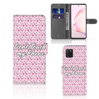Samsung Note 10 Lite Portemonnee Hoesje Flowers Pink DTMP - thumbnail