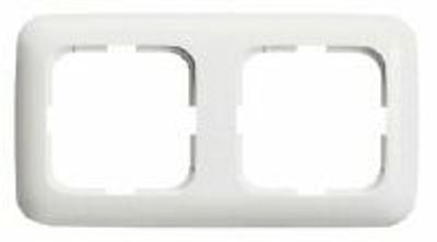 Busch-Jaeger afdekraam 2-voudig glanzend wit 2512-214