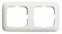Busch-Jaeger afdekraam 2-voudig glanzend wit 2512-214