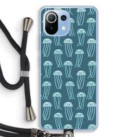 Kwallie: Xiaomi Mi 11 Lite Transparant Hoesje met koord