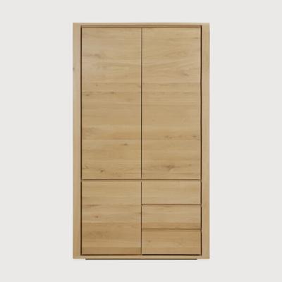 Ethnicraft Kledingkast 'Shadow' Geolied Eikenhout, 200 x 115cm