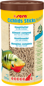 Sera Cichlids Sticks Nature 1000ml - Premium Hoofdvisvoer voor Cichliden zonder Kunstmatige Toevoegingen