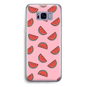 Watermeloen: Samsung Galaxy S8 Plus Transparant Hoesje