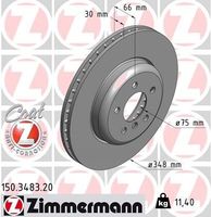 Remschijf Coat Z 150348320