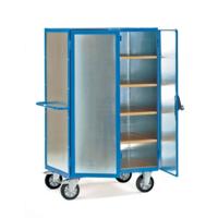 Fetra Hauptartikel 5493 Kastwagen Staal Poedercoating Laadvermogen (max.): 750 kg Stralend blauw (RAL 5007)