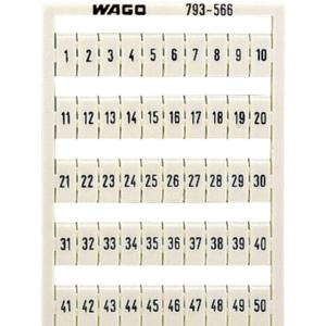 WAGO 793-5503 Markeringskaarten Wit 1 stuk(s)