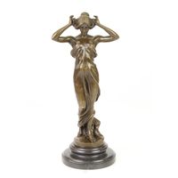 A BRONZE SCULPTURE OF THE NYMPH OF THE VALLEY - thumbnail