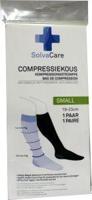 Solvacare Compressiekous zwart S 19 - 23 cm
