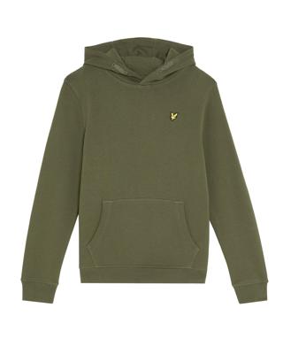 Lyle & Scott winter hoodie jongens - donker groen