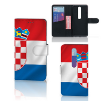 Nokia 6.1 (2018) Bookstyle Case Kroatië - thumbnail