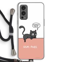 GSM poes: OnePlus Nord 2 5G Transparant Hoesje met koord