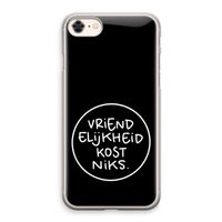 Vriendelijkheid: iPhone 8 Transparant Hoesje