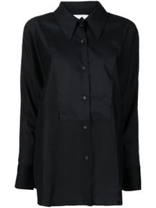 GOODIOUS chemise à empiècements - Noir