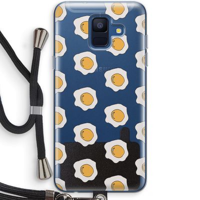 Bacon to my eggs #1: Samsung Galaxy A6 (2018) Transparant Hoesje met koord