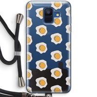 Bacon to my eggs #1: Samsung Galaxy A6 (2018) Transparant Hoesje met koord