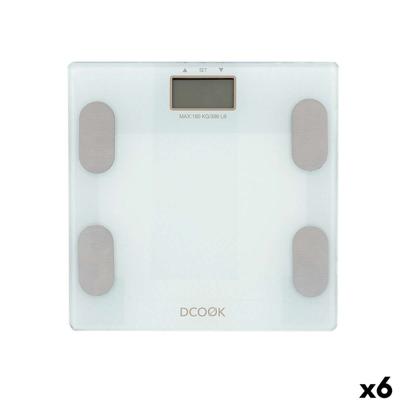 Digitale Personenweegschaal Dcook Gallery Wit Plastic (6 Stuks)
