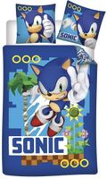 Sonic the Hedgehog - Modern Sonic 1 Persoons Dekbedovertrek (140cm x 200cm) - thumbnail