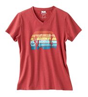 Ariat Dames T-Shirt R.E.A.Lâ„¢ Horizon Tee, rood, Maat: XS