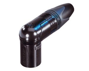 Neutrik NC3MRX-B Haaks Male XLR kabeldeel 3p zwart