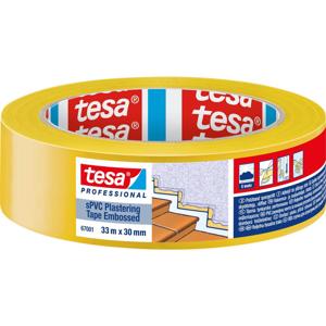 tesa SPVC EMBOSSED 67001-00000-00 Gipstape tesa Professional Geel (l x b) 33 m x 30 mm 1 stuk(s)