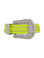 Philipp Plein ceinture à boucle oversize - Jaune