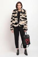 Geplooide zwarte broek - BLACK - XS