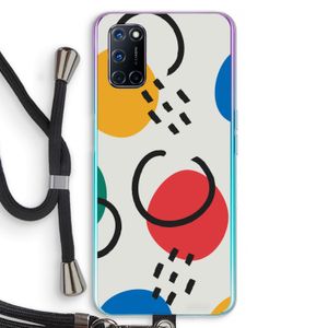 Illustratieve pop 3: Oppo A72 Transparant Hoesje met koord