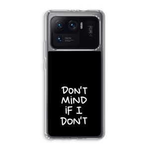 Don't Mind: Xiaomi Mi 11 Ultra Transparant Hoesje