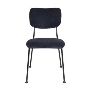 Zuiver Benson stoel gestoffeerd dark blue