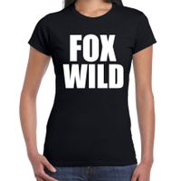 Foxwild fun t-shirt zwart voor dames