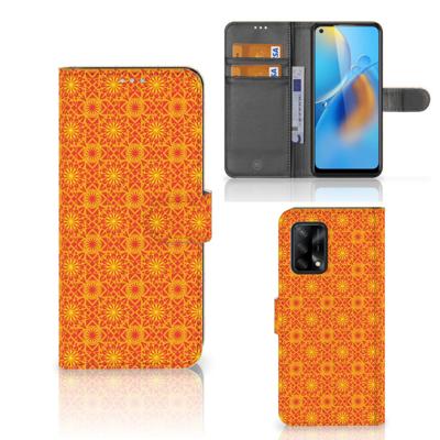 OPPO A74 4G | Telefoon Hoesje | Batik Oranje