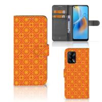 OPPO A74 4G | Telefoon Hoesje | Batik Oranje