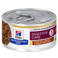 Hill's Prescription Diet I/D Digestive Care stoofpotje voor kat met kip & groenten blik 3 trays (72 x 82 g)