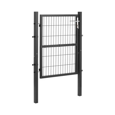 Tuindeur met slot - 105 x 170 cm - staal (powder coated)