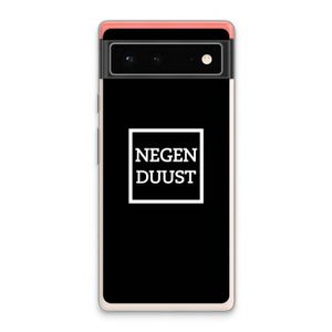 Negenduust black: Google Pixel 6 Transparant Hoesje