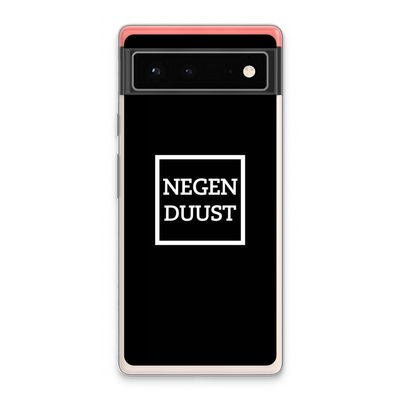 Negenduust black: Google Pixel 6 Transparant Hoesje