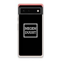 Negenduust black: Google Pixel 6 Transparant Hoesje