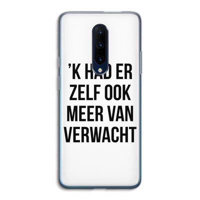 Meer verwacht: OnePlus 7 Pro Transparant Hoesje