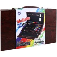 Verfset MGM Artist's Hand Briefcase Hout 140 Onderdelen
