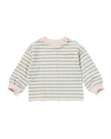 HEMA Baby T-shirt Strepen Blauw (blauw)