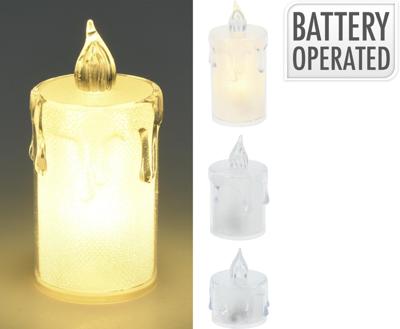 Home & Styling Kaarsjes op batterij set van 3 stuks