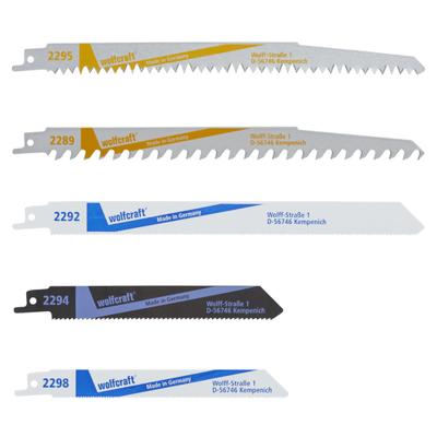 wolfcraft GmbH 3599000 decoupeerzaag-, figuurzaag- & reciprozaagblad Bimetaal 5 stuk(s)