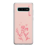 Giving Flowers: Samsung Galaxy S10 Plus Transparant Hoesje