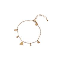 Day&Eve Armband Hearts On The Side | Goud