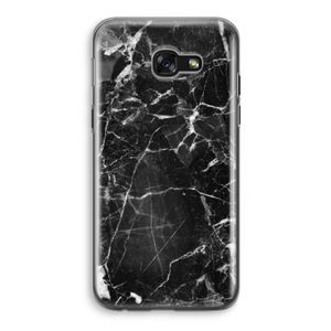 Zwart Marmer 2: Samsung Galaxy A5 (2017) Transparant Hoesje