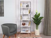 Boekenkast BARIBA 46 cm wit