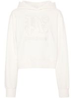 Palm Angels hoodie Monogram Statement à détails de clous - Blanc